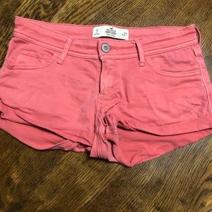 Hollister Coral Shorts